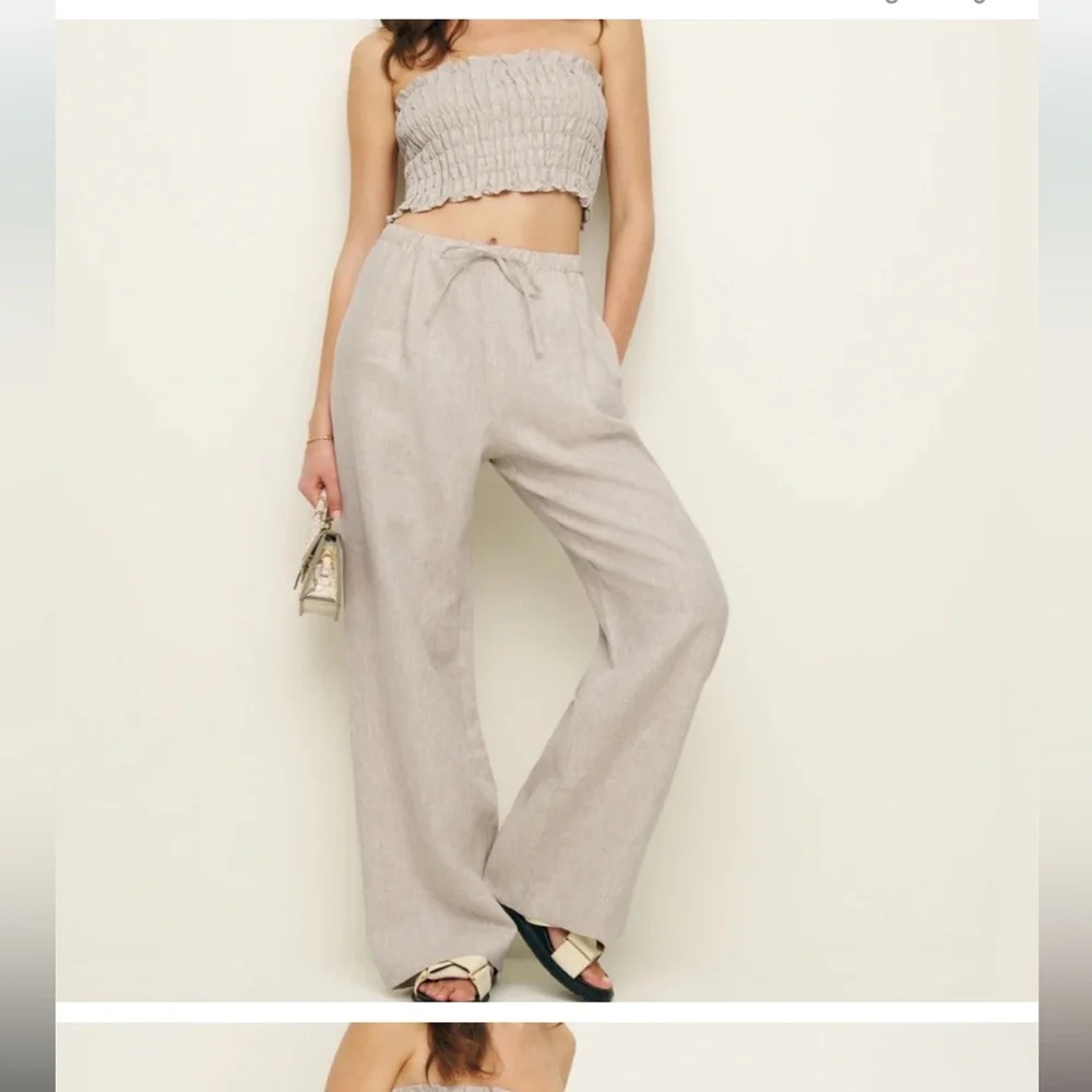 Reformation Linen Pants Set - Picture 3 of 15